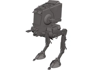 Star Wars ATST 3D Model 3D Preview