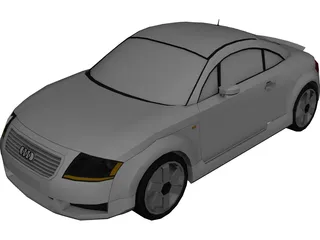 Audi TT Coupe (2001) 3D Model