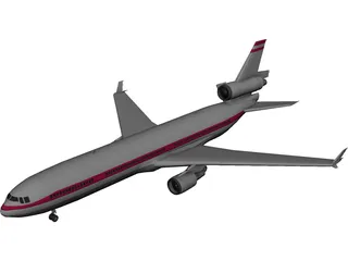 McDonnell Douglas MD-11 3D Model 3D Preview