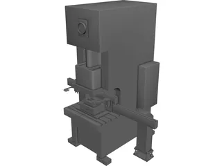 Press Machine 3D Model 3D Preview