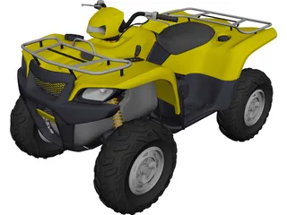 Suzuki Quad Cycle 3D Model 3D Preview