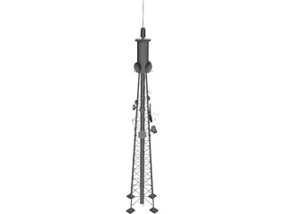 Radio Tower 3D Model