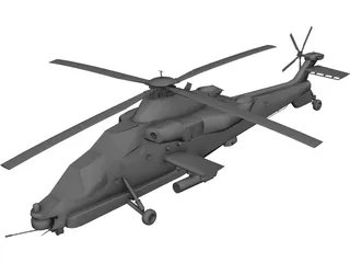 Denel AH-2 Rooivalk 3D Model