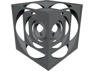 Turner Cube CAD 3D Model