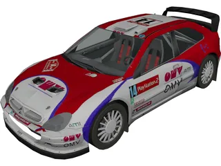 Citroen Xsara WRC 3D Model