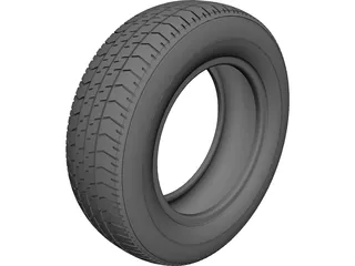 Tire CAD 3D Model