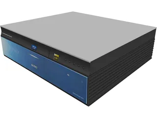 Sony Blu-ray Player 3D Model