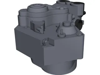 KTM 505 XC Engine CAD 3D Model
