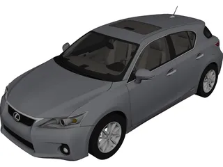 Lexus CT200h (2012) 3D Model