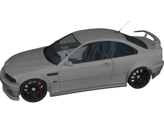 BMW M3 (2010) 3D Model