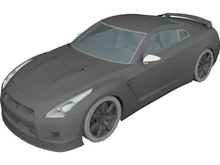 Nissan GT-R 3D Model