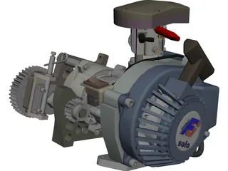 Engine Modellsport Solo CAD 3D Model