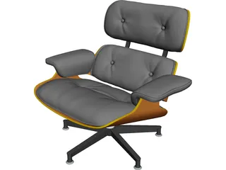 Eames Lounge Chair 3D Model