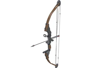 Hunting Bow 3D Model