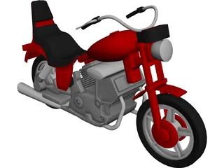 Motorcycle CAD 3D Model