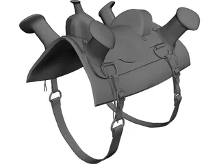 Celtic Saddle 3D Model