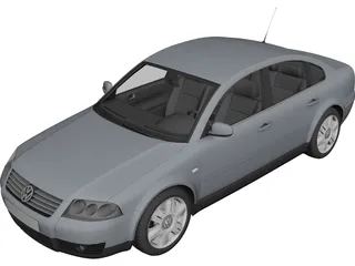 Volkswagen Passat (2004) 3D Model