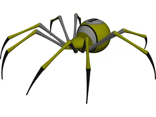 9ball Spider CAD 3D Model