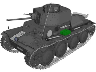 Panzer 38 3D Model