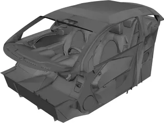 Interior Alfa Romeo MiTo (2009) 3D Model 3D Preview