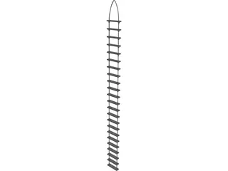 Rope Ladder 3D Model