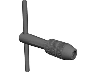 Chuck Tap Wrench CAD 3D Model