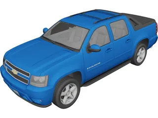 Chevrolet Avalanche (2010) 3D Model 3D Preview