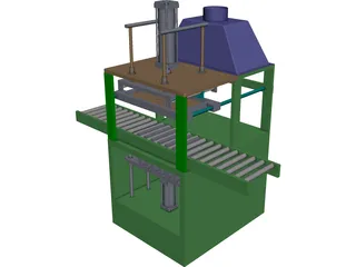 Heat Seal Machine CAD 3D Model