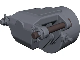 Knott Brake FSG110 CAD 3D Model