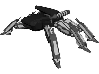 Mecha Spider 3D Model