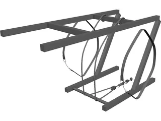 Liferaft Holder 3D Model