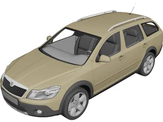 Skoda Octavia Scout 3D Model