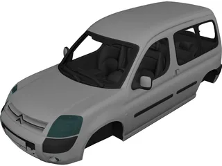 Citroen Berlingo Body 3D Model 3D Preview