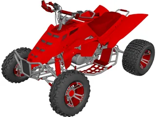 Quad Bike 3D Model