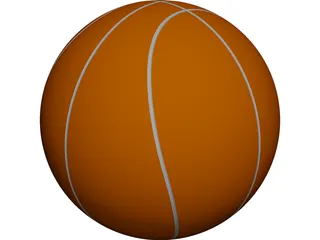 Basketball CAD 3D Model