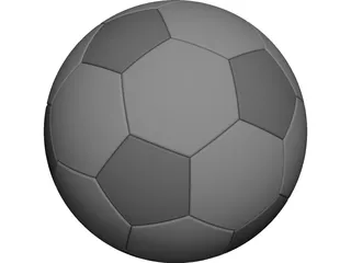 Soccer Ball CAD 3D Model