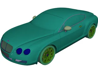 Bentley Continental GT 3D Model