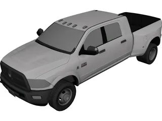 Dodge Ram 3500 Heavy Duty Mega Cab (2009) 3D Model