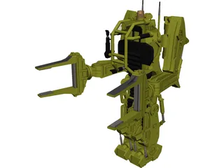 Alien Robot 3D Model