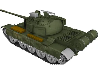 T-55AM2 3D Model