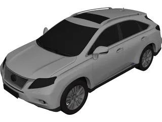 Lexus RX450h (2011) 3D Model