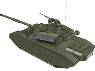 T-84 Oplot 3D Model