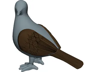 Pigeon 3D Model 3D Preview