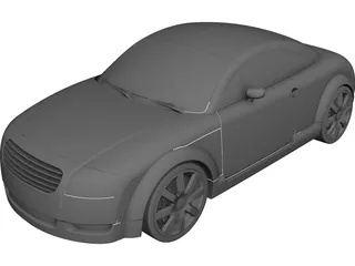 Audi TT CAD 3D Model