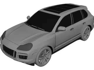 Porsche Cayenne (2007) 3D Model