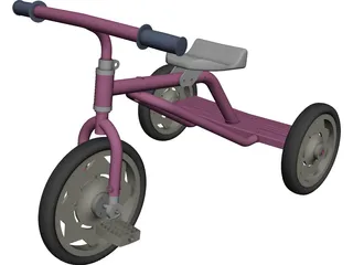 Tricycle CAD 3D Model