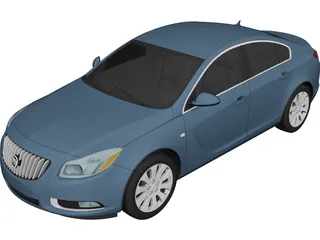 Buick Regal CXL (2011) 3D Model