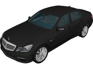 Mercedes-Benz E-Class 63 AMG (W212) 3D Model