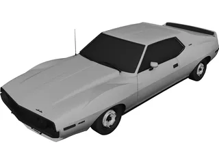 AMC Javlien AMX (1971) 3D Model