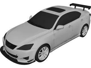 Lexus IS350 (2006) 3D Model